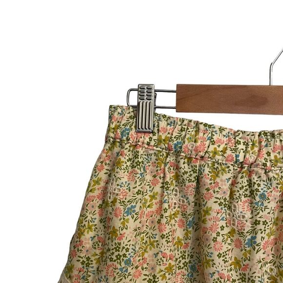 Jennifer & Grace Teacup Cotton Floral Mini Skirt Size Small NWT - Picture 3 of 8